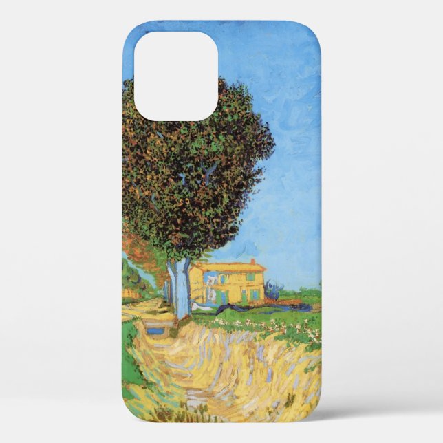 Funda De Case-Mate Para iPhone Lane Near Arles by Vincent van Gogh (Reverso )