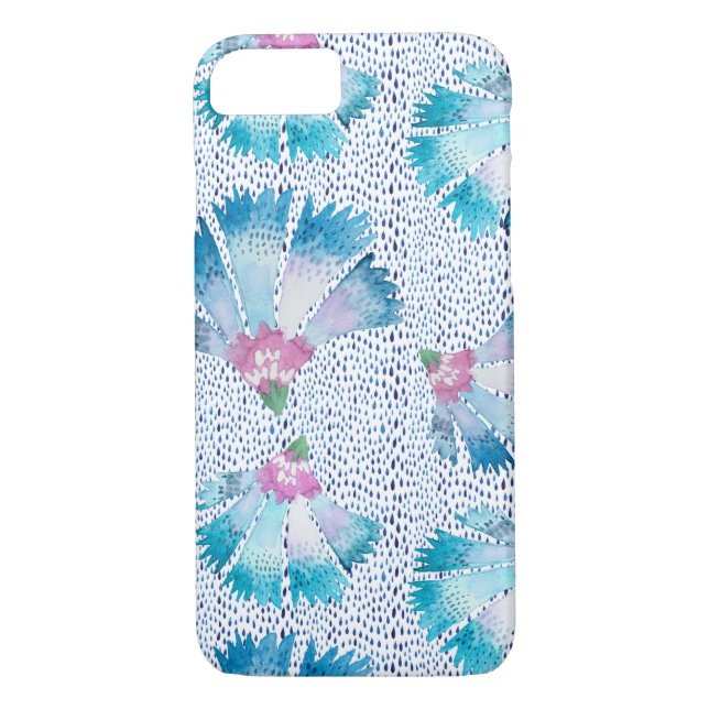 Funda De Case-Mate Para iPhone Lanzamiento de la flor de la fan (Reverso)