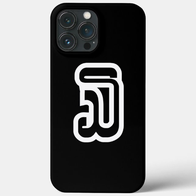 Funda De Case-Mate Para iPhone Laos Número tres / tres / ໓ (Sam) Laotian (Reverso )