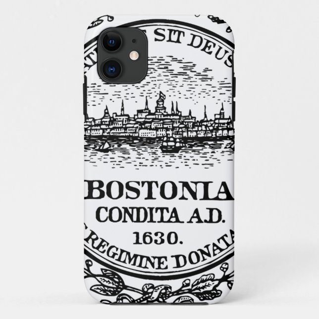 Funda De Case-Mate Para iPhone LARGA IMPRESIÓN BODEGA DE Boston (Reverso)