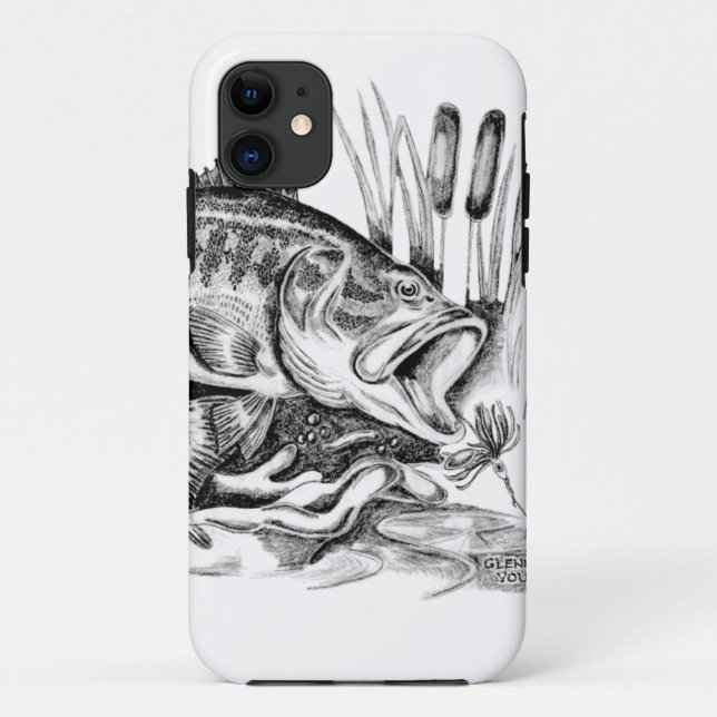 Funda De Case-Mate Para iPhone Largemouth bass (Reverso)