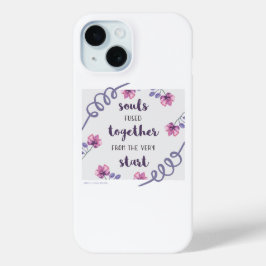 Funda Para iPhone 15 las almas se fusionaron desde el principio