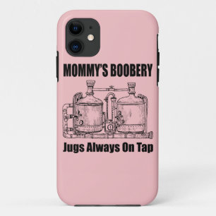 Funda Para iPhone 11 Las bromas de boobery de mamá siempre en el tapete