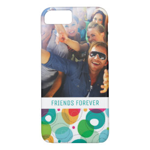 Funda Para iPhone 8/7 Las burbujas redondas de encargo de la foto y del