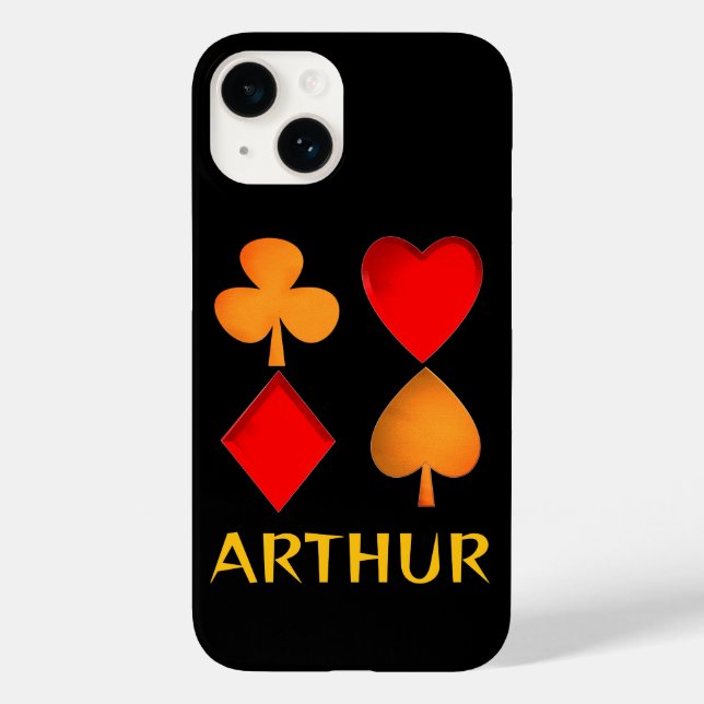 Funda De Case-Mate Para iPhone Las cuatro barajas personalizadas (Reverso )