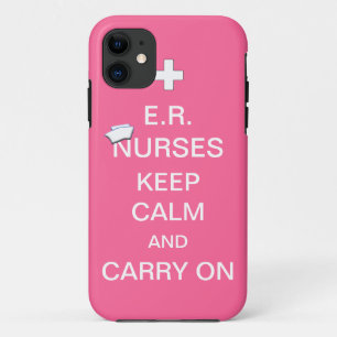 Funda Para iPhone 11 Las enfermeras de la R.E. Mantienen la calma+las e