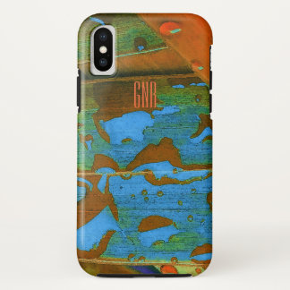 Funda Para iPhone X Las gotas de lluvia se vuelven tropicales