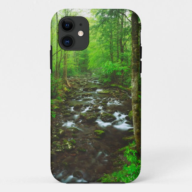 Funda De Case-Mate Para iPhone Las grandes montañas humeantes (Reverso)