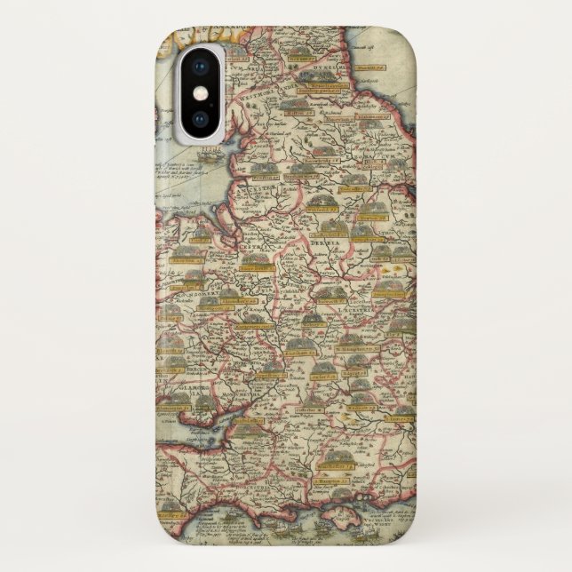 Funda De Case-Mate Para iPhone Las invasiones de Inglaterra y de Irlanda (Reverso)