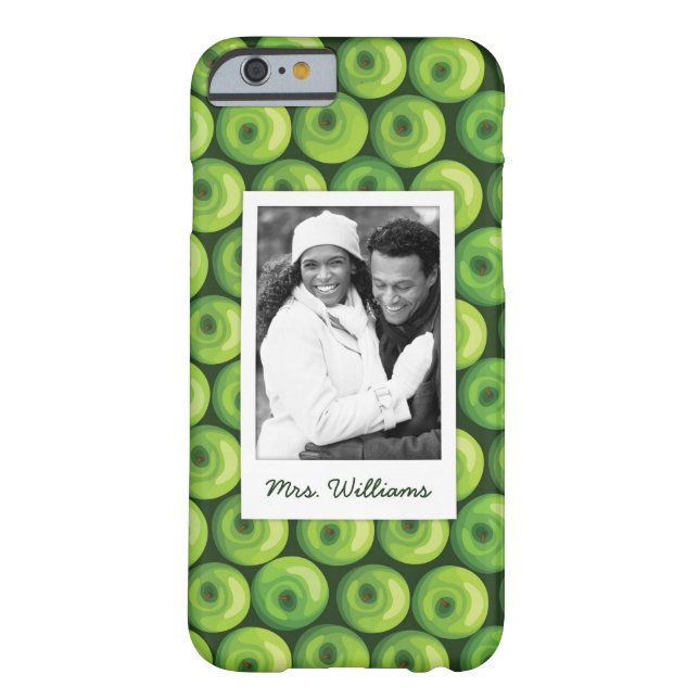 Funda De Case-Mate Para iPhone Las manzanas verdes el | añaden su foto (Reverso)