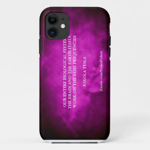 FUNDA PARA iPhone 11 LAS MISMAS FRECUENCIAS - NIKOLA TESLA