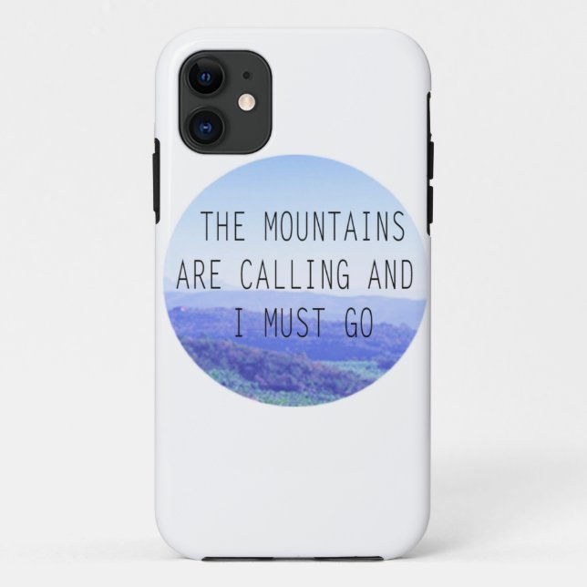 Funda De Case-Mate Para iPhone Las montañas (Reverso)