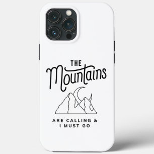 Funda Para iPhone 13 Pro Max Las montañas están llamando y debo ir al regalo de
