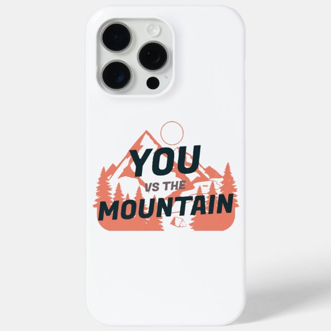 Funda De Case-Mate Para iPhone Las montañas están llamando y debo irme (Reverso )