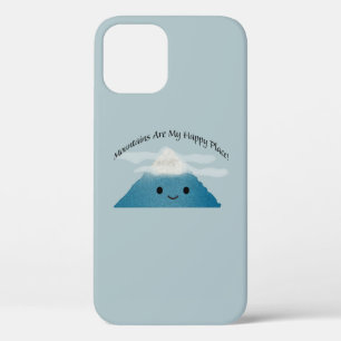 Funda Para iPhone 12 Las montañas son mi lugar feliz