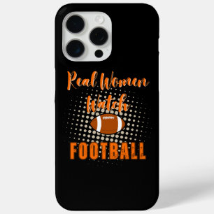 Funda Para iPhone 15 Pro Max Las mujeres reales ven el fútbol - Citas divertida