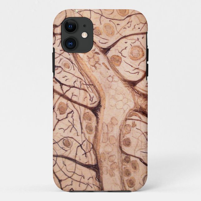 Funda De Case-Mate Para iPhone Las neuronas 3 de Cajal (Reverso)