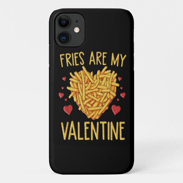 Funda De Case-Mate Para iPhone Las Papas Fritas Son Mi San Valentín (Reverso)