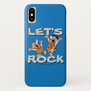 Funda Para iPhone X Las piedras angulares  Fred y Barney - Let's Rock