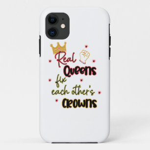 Funda Para iPhone 11 Las reinas reales se arreglan mutuamente con sus c