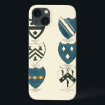 Funda Para iPhone 13 Las rejas familiares de varias casas inglesas<br><div class="desc">Una gran impresión de varios crestas familiares para un par de casas inglesas. Pueden ver los apellidos de cada escudo más la ciudad en la que vivieron. Si usted tiene afinidad por la historia inglesa,  esta es la compra perfecta para usted!</div>