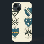 Funda Para iPhone 13 Las rejas familiares de varias casas inglesas<br><div class="desc">Una gran impresión de varios crestas familiares para un par de casas inglesas. Pueden ver los apellidos de cada escudo más la ciudad en la que vivieron. Si usted tiene afinidad por la historia inglesa,  esta es la compra perfecta para usted!</div>