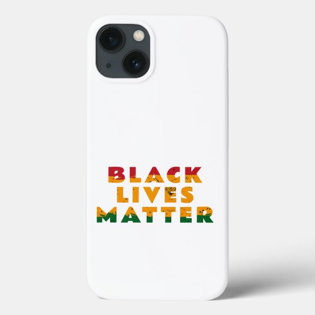 Funda De Case-Mate Para iPhone Las vidas negras importan (Reverso)
