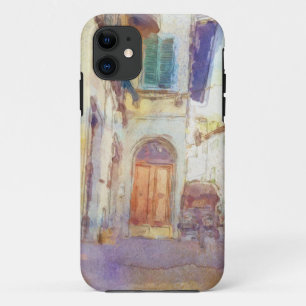 Funda Para iPhone 11 Las vistas de Florencia hicieron en acuarela