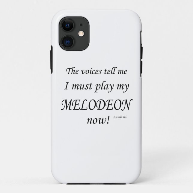 Funda De Case-Mate Para iPhone Las voces de Melodeón dicen que deben tocar (Reverso)