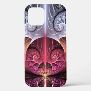 Funda Para iPhone 12 Latido, Arte fractal de fantasía surrealista abstr