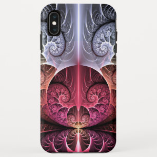 Funda Para iPhone XS Max Latido, Arte fractal de fantasía surrealista abstr