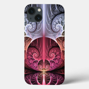 Funda Para iPhone 13 Latido, Arte fractal de fantasía surrealista abstr