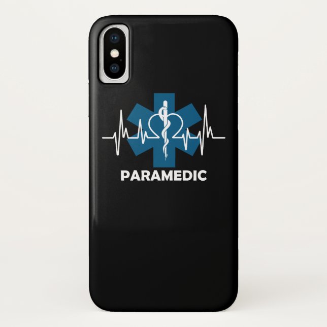 Funda De Case-Mate Para iPhone Latido paramédico (Reverso)