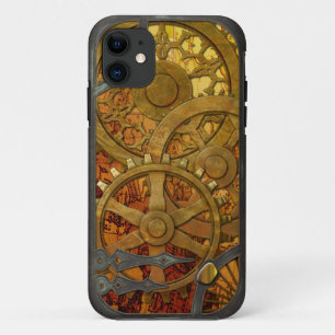 Funda Para iPhone 11 Latón e iPhone de bronce 5 de Steampunk
