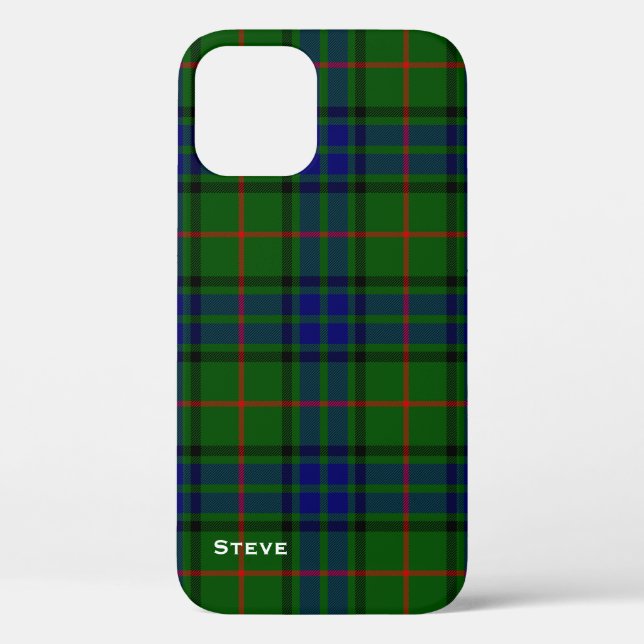 Funda De Case-Mate Para iPhone Lauder Clan Tartan Plaid (Reverso )