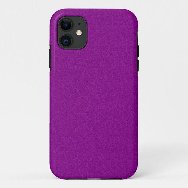 Funda De Case-Mate Para iPhone Lava Lila Sólido Brillante (Reverso)