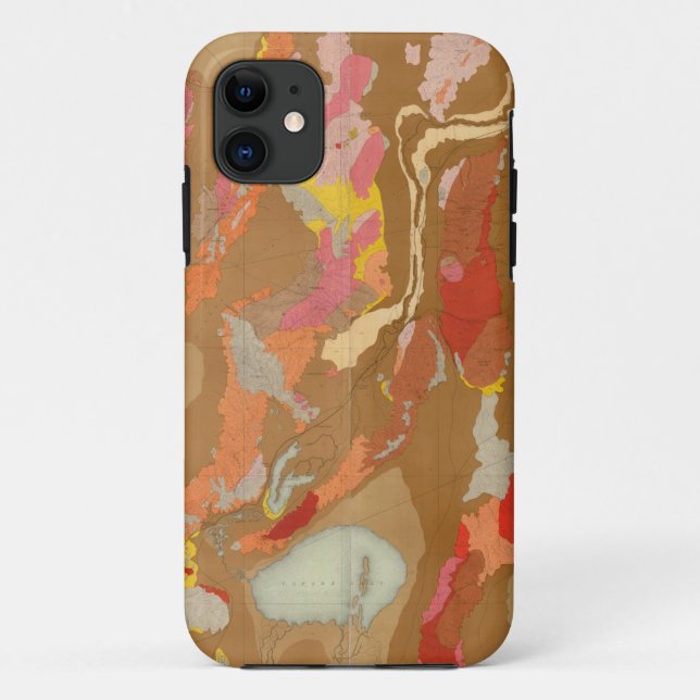 Funda De Case-Mate Para iPhone Lavabo de Nevada geológico (Reverso)