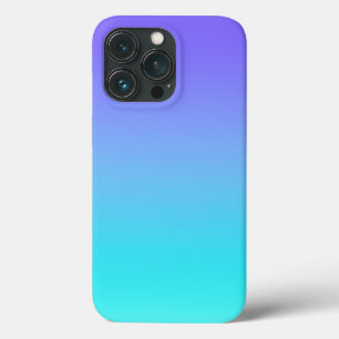 Funda Para iPhone 13 Pro Lavanda al gradiente Verde azulado Aqua