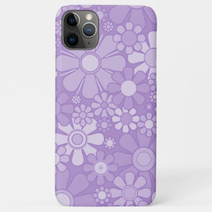Funda Para iPhone 11 Pro Max Lavanda con motivos florales alegres del jardín re