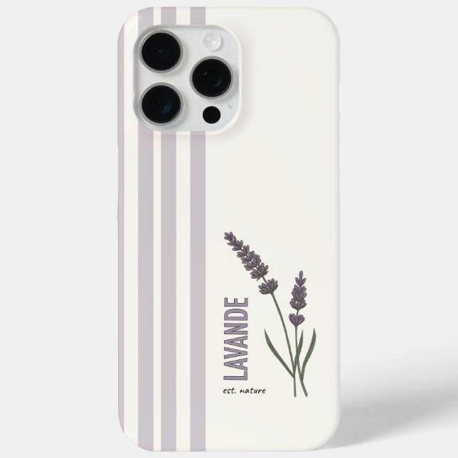 Funda De Case-Mate Para iPhone Lavanda es, Naturaleza (Reverso )
