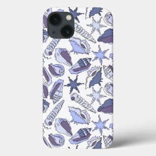 Funda Para iPhone 13 Lavendar Seashells