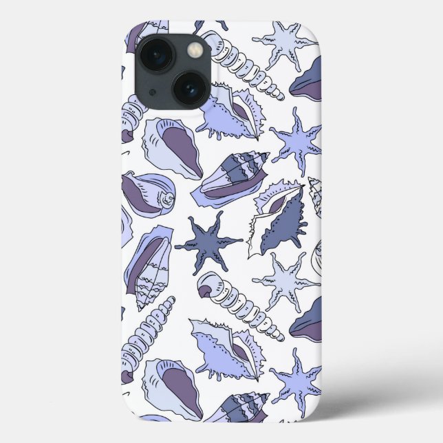 Funda De Case-Mate Para iPhone Lavendar Seashells (Reverso)