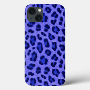 Funda Para iPhone 13 Lavender Blue Leopard Animal Print Skin Pattern  