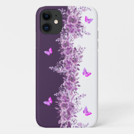 Funda Para iPhone 11 Lavender Botanical Blooms Phone Case