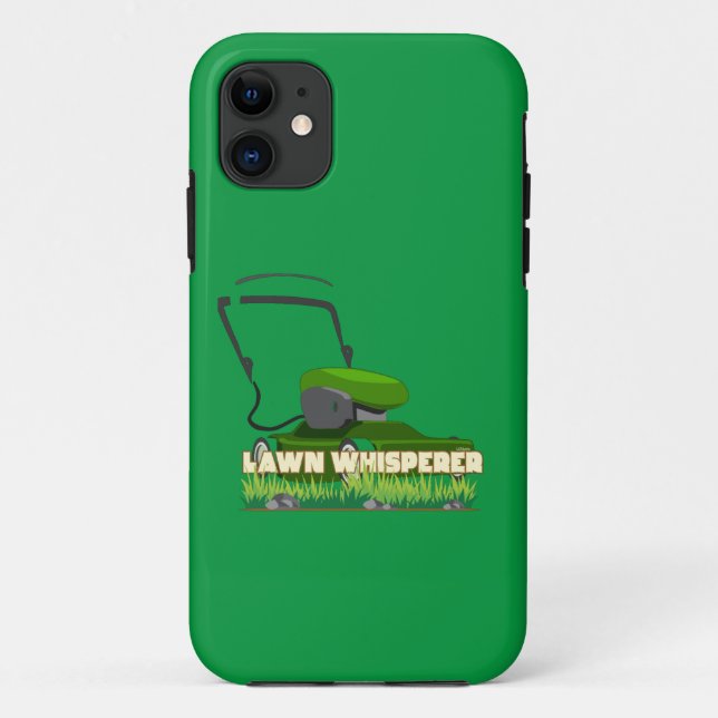 Funda De Case-Mate Para iPhone LAWN WHISPERER divertido regalo de jardinería      (Reverso)