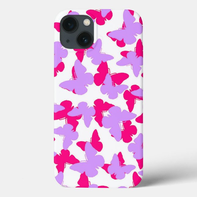 Funda De Case-Mate Para iPhone Layered Butterflies (Reverso)