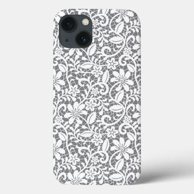 Funda De Case-Mate Para iPhone Lazo blanco 1 (Reverso)
