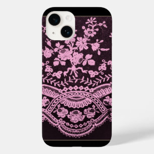 Funda Para iPhone 14 De Case-Mate Lazo floral rosa