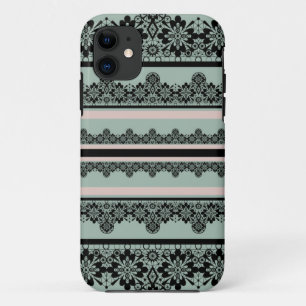 Funda Para iPhone 11 Lazo negro, apertura