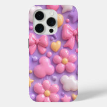 Lazos y Corazones Kawaii Pastel Patrón Perfecto